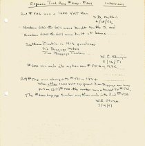 Section 10 - Express Trail Car [600-601] Notes